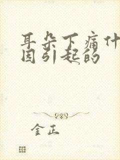 耳朵下痛什么原因引起的