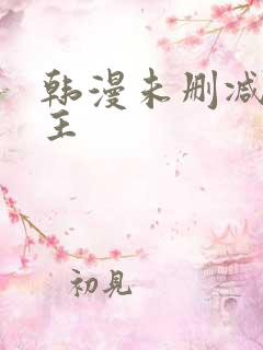 韩漫未删减双男主