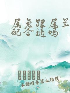 属兔跟属羊的婚配合适吗