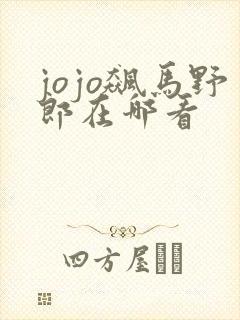 jojo飙马野郎在哪看