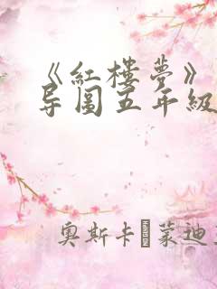 《红楼梦》思维导图五年级