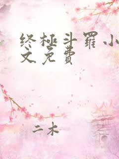 终极斗罗小说全文免费