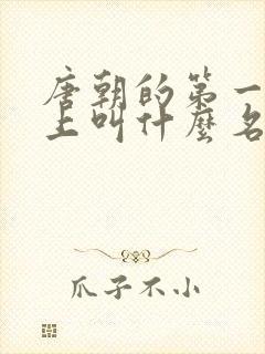 唐朝的第一个皇上叫什么名字呢