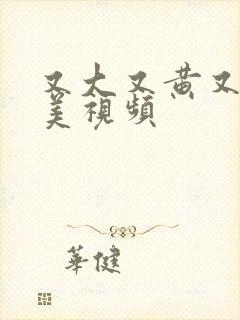 又大又黄又粗欧美视频