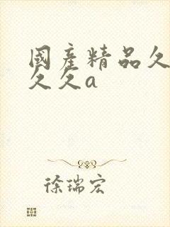 国产精品久久久久久a