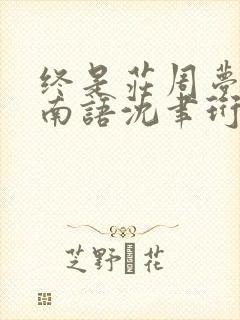 终是庄周梦了蝶南语沈聿珩全文小说