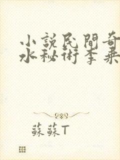 小说民间奇门风水秘术李乘风全文阅