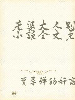 老婆大人别想逃小说全文免费阅读
