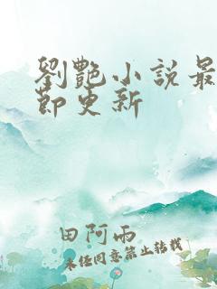 刘艳小说最新章节更新