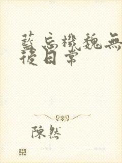 蓝忘机魏无羡婚后日常