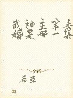 武神主宰秦尘抢婚是哪一集