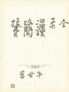 揉碎温柔全文免费阅读
