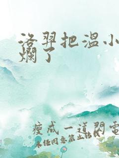 洛羿把温小辉做烂了