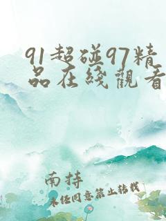 91超碰97精品在线观看