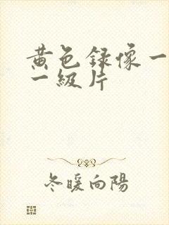 黄色录像一级片一级片