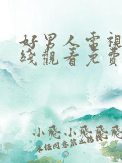 好男人电视剧在线观看免费高清