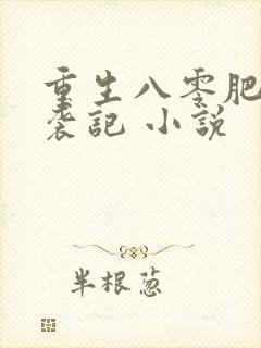 重生八零肥妻逆袭记 小说