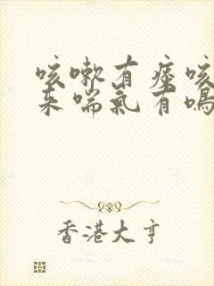 咳嗽有痰咳不出来喘气有鸣音怎么回事