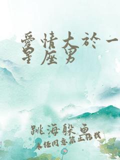 爱情大于一切的星座男