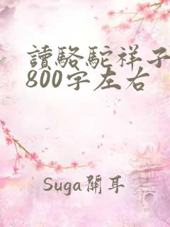 读骆驼祥子有感800字左右