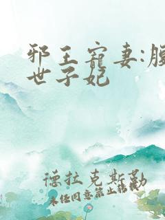 邪王宠妻:腹黑世子妃