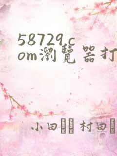 58729.com浏览器打开方法