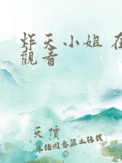 炸天小姐 在线观看