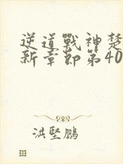 逆道战神楚枫最新章节第4080章