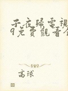 子夜归电视剧19免费观看全集高清