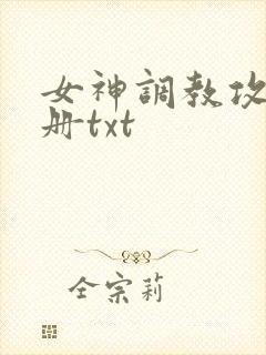 女神调教攻略手册txt