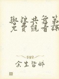 与狼共舞第一部免费观看谍战迷