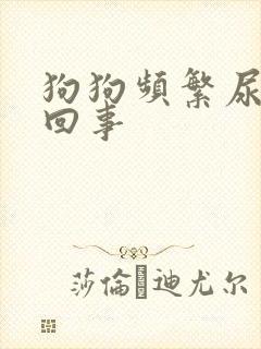 狗狗频繁尿怎么回事