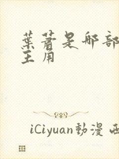 叶萧是哪部小说主角