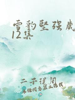 雪豹坚强岁月第12集