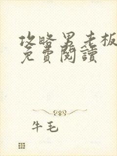 攻略男老板小说免费阅读