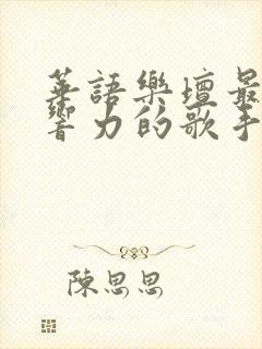 华语乐坛最有影响力的歌手