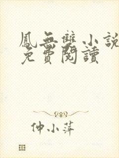凤无双小说全文免费阅读