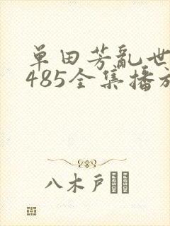 单田芳乱世枭雄485全集播放评书网