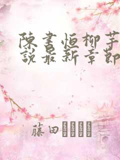 陈书恒柳芊芊小说最新章节更新时间表