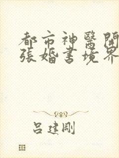 都市神医开局九张婚书境界划分