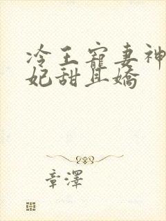 冷王宠妻神医狂妃甜且娇