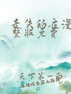 走失的夜漫画完整版免费
