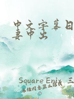 中文字幕日本人妻中出