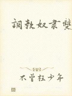 调教奴隶双性