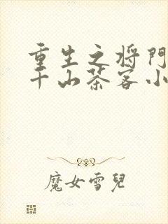 重生之将门毒后千山茶客小说完结版