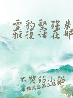雪豹坚强岁月萧雅复活在哪一集