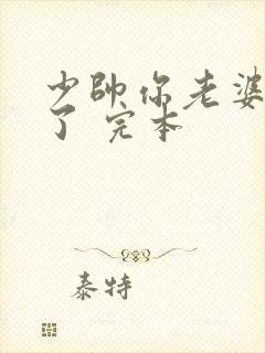 少帅你老婆又跑了 完本
