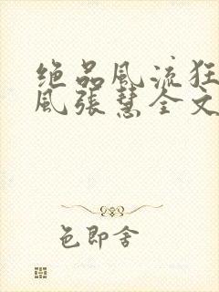 绝品风流狂医林风张慧全文免费阅读