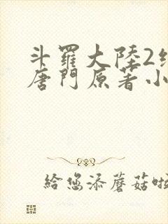 斗罗大陆2绝世唐门原著小说免费阅读