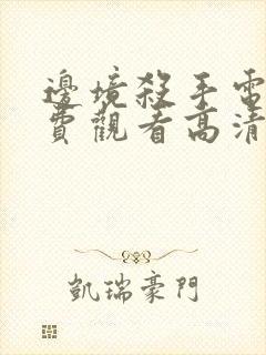 边境杀手电影免费观看高清完整版